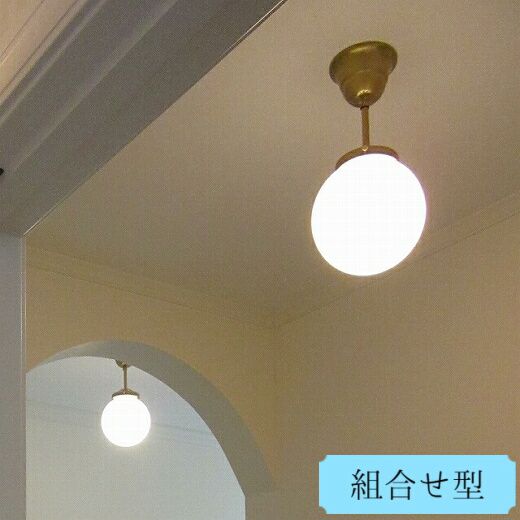 おしゃれな廊下・ホールのおすすめ照明―R垂れ壁のおしゃれな廊下に設置したシーリングライト　106/MAT-PB393/H